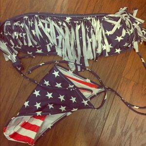 American flag bikini swimsuit